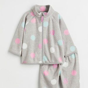 H&M Toddler Girls Fleece Set